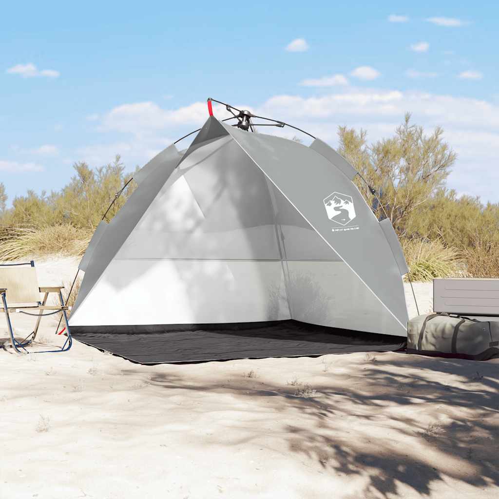 Vidaxl Beach Tent Imploud Water Desconectando gris Desconectante