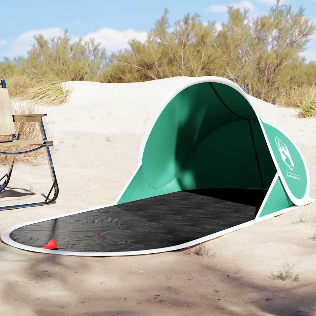 Vidaxl Beach Tent Pop-Up Waterprover Sea Green