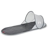 VidaXL Strandzelt Pop-up wasserdicht grau
