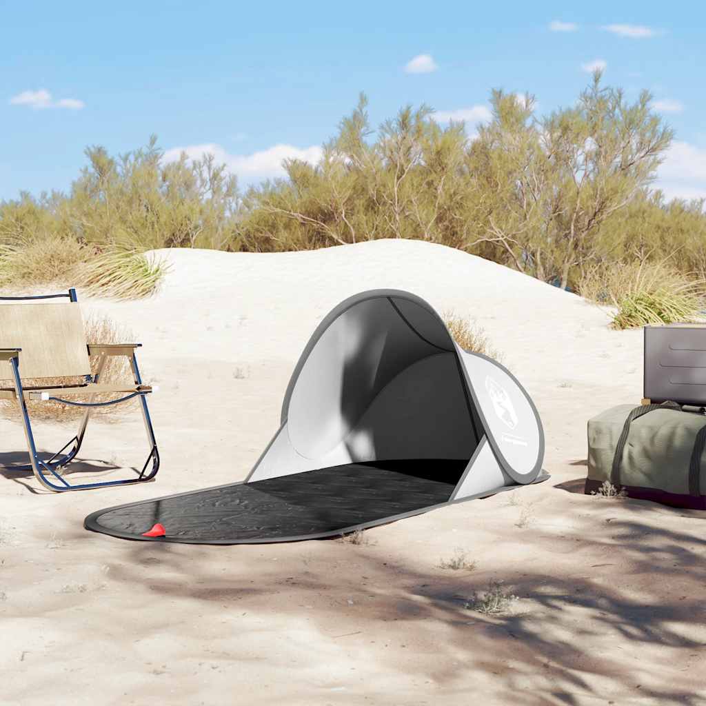 VidaXL Strandzelt Pop-up wasserdicht grau