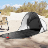 Vidaxl beach tent pop-up waterproof gray