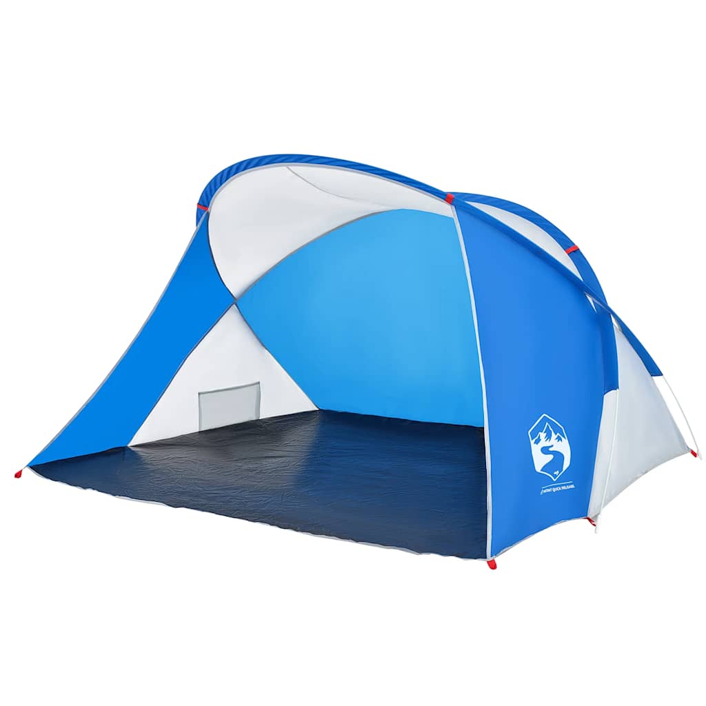 Vidaxl Beach Tenda per 2 persone pop-up impermeabile azzurro blu