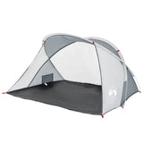 VidaXL Strandzelt 2-Personen Pop-Up wasserdicht grau