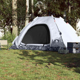 Tenda Vidaxl Tessuto blackout a rilascio rapido 5 persone Bianco