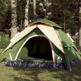 Vidaxl Dome Tent Tende a 3 persone Release Fast Green