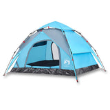 Vidaxl Dome tent 3-person fast release blue