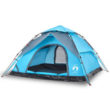 Vidaxl Kuppelzelt 5-Personen-Schnellspanner blau