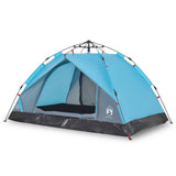 Vidaxl Kuppelzelt 2-Personen-Schnellspanner blau