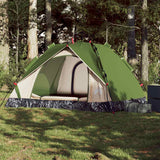 Vidaxl Dome Tent 3-Person Fast Release Green