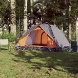 Vidaxl Dome Tent 3 Personne Fast Release Grey and Orange