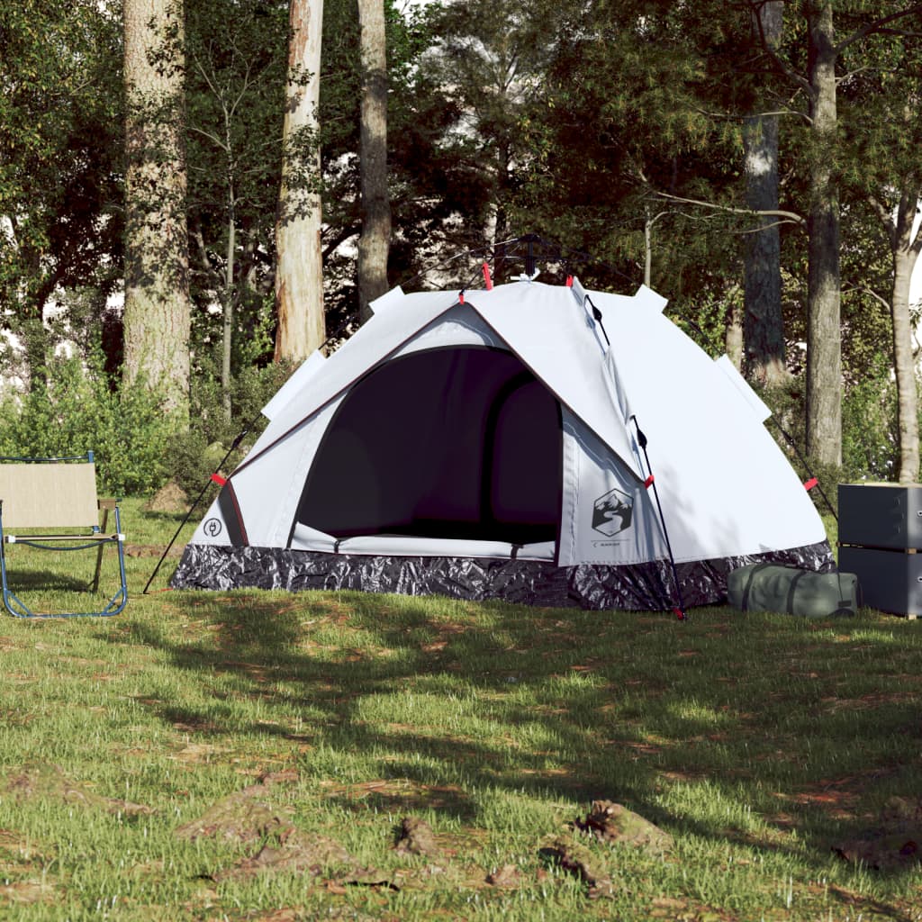 Tenda a cupola Vidaxl Tessuto blackout di rilascio rapido per 3 persone