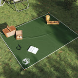 Alfombra de picnic de Vidaxl con clavijas 205x155 cm verde