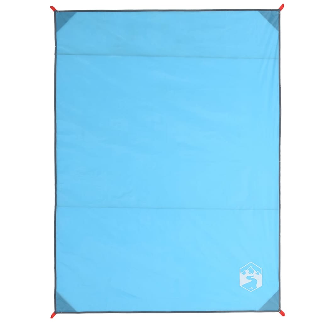 VidaXL Picknickdecke mit Heringen 205x155 cm blau