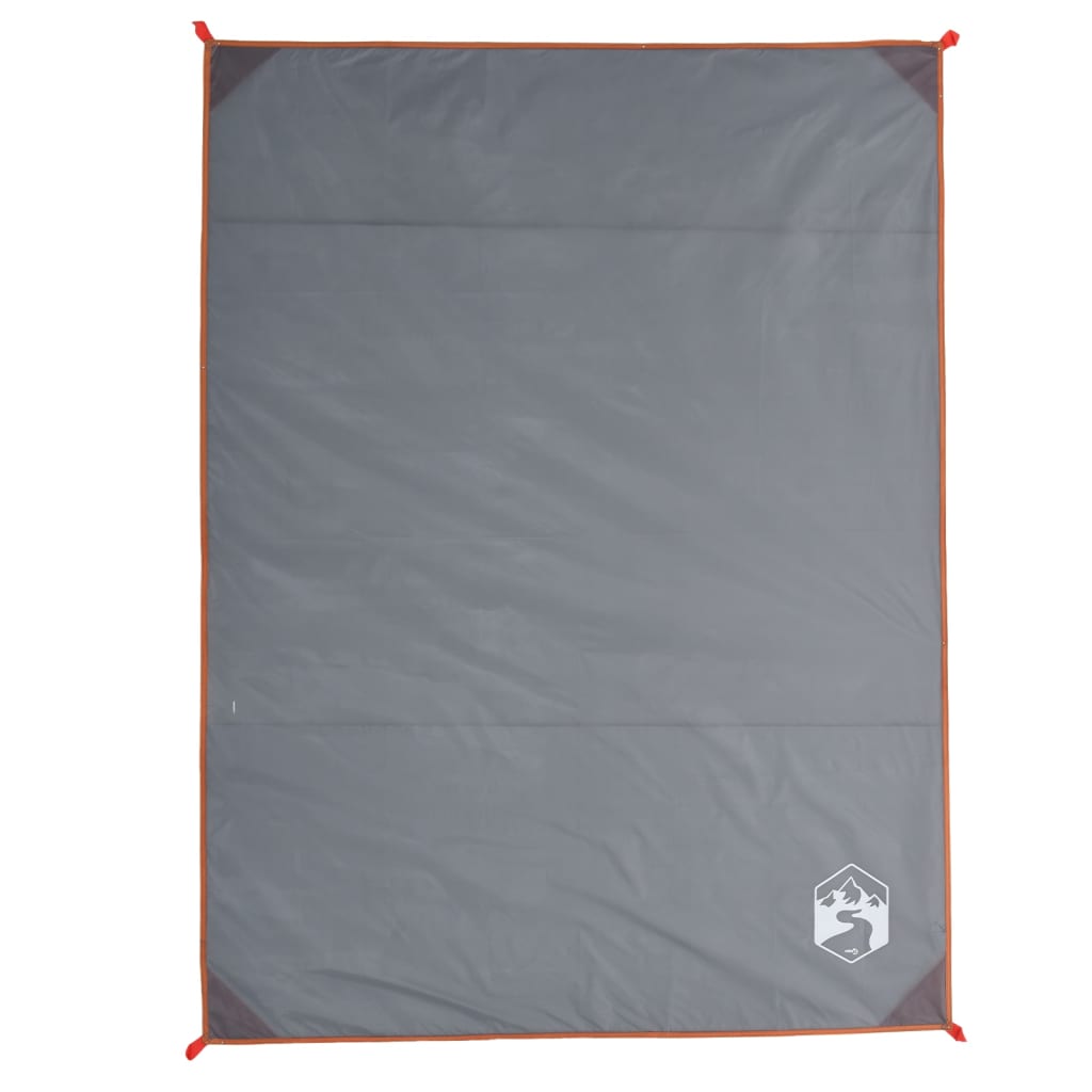 Vidaxx Picknickdecke mit Klammern 205x155 cm grau und orange