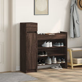 VidaXL shoe cabinet 100.5x28x100 cm Cut wood brown oak colored