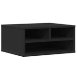 Caja de impresora Vidaxl 49x40x22.5 cm de madera propiedad de negro