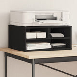 VidaXL Druckerschrank 49x40x22,5 cm verarbeitetes Holz schwarz