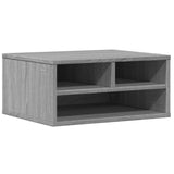 Caja de impresora Vidaxl 49x40x22.5 cm de madera propiedad de madera gris sonoma roble