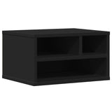 Vidaxl Impresora Box 40x32x22.5 cm de madera propiedad de madera negra