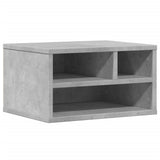 Vidaxxl Druckerschrank 40x32x22,5 cm Holzwerkstoff betongrau