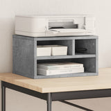 Vidaxxl Druckerschrank 40x32x22,5 cm Holzwerkstoff betongrau