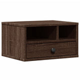VidaXL-Druckerschrank 40 x 32 x 22,5 cm, fertiges Holz, braune Eiche