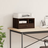 VidaXL-Druckerschrank 40 x 32 x 22,5 cm, fertiges Holz, braune Eiche