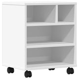 VidaXL Druckerschrank mit Rollen 41x32x48 cm weiß
