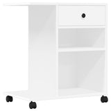 VidaXL Druckerschrank mit Rollen 60x40x68,5 cm weiß