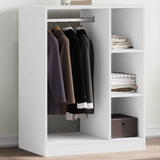 Vidaxx Kleiderschrank 77x48x102 cm Holzwerkstoff weiß