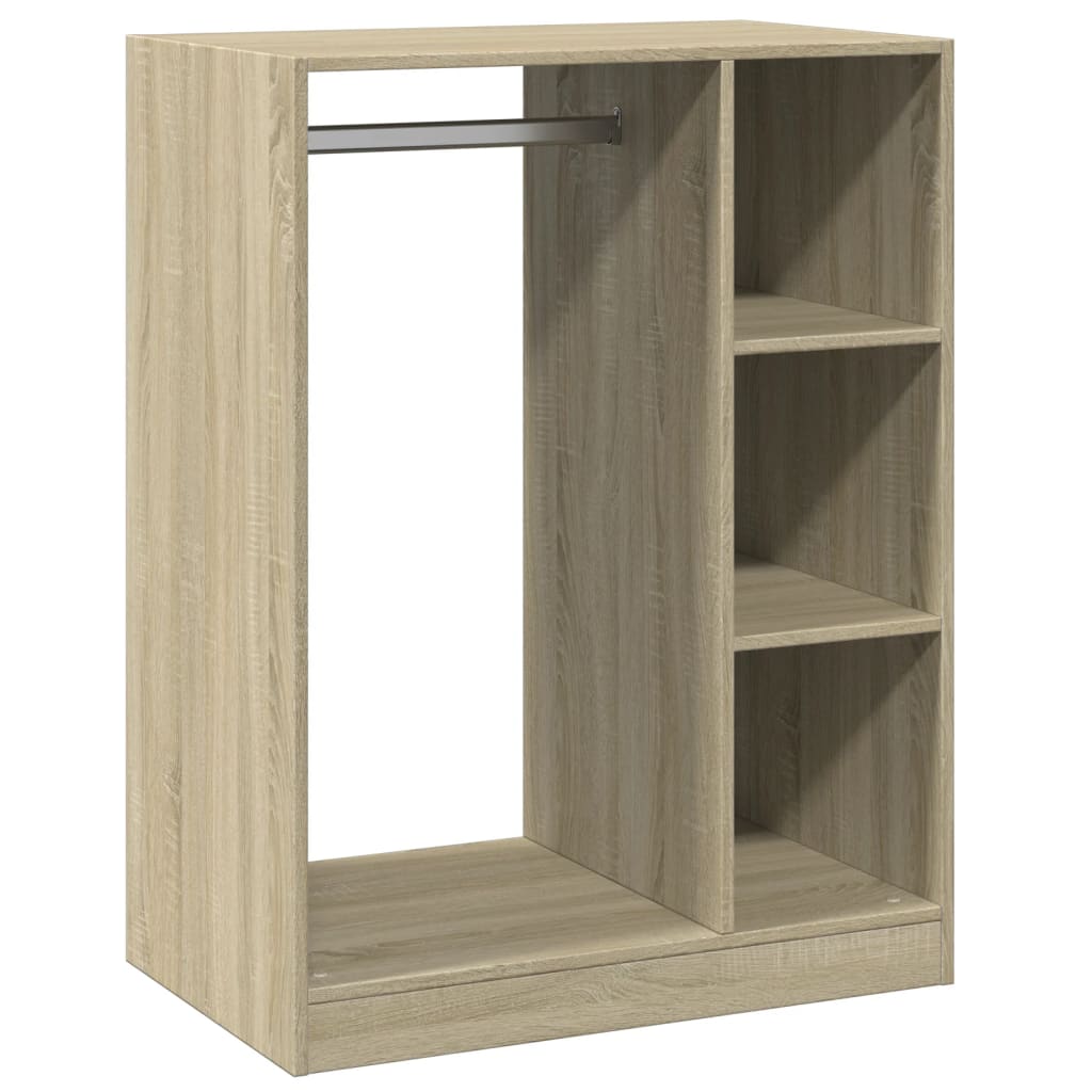 Vidaxl Garderob 77x48x102 cm Egented Wood Sonoma Oak Colored