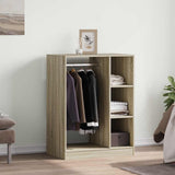 Vidaxxl Kleiderschrank 77x48x102 cm Holzwerkstoff Sonoma-Eiche farbig