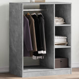 VIDAXL -Garderobe 77x48x102 cm verarbeitete Holzbetonglijs