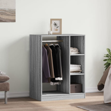 Vidaxx Kleiderschrank 77x48x102 cm Holzwerkstoff Sonoma-Eiche grau