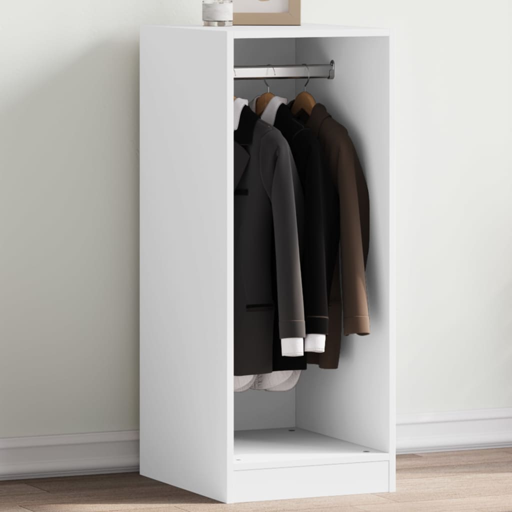 Vidaxl Garderobe 48x41x102 cm verarbeitetes Holz weiß