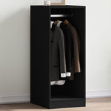 Vidaxx Kleiderschrank 48x41x102 cm, lackiertes Holz schwarz