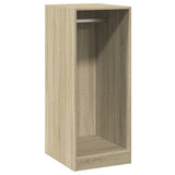 VIDAXL -Garderobe 48x41x102 cm verarbeitetes Holz Sonoma Eiche gefärbt