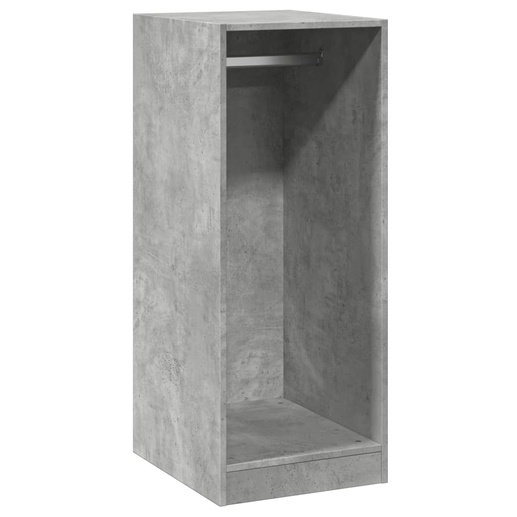 VIDAXL -Garderobe 48x41x102 cm verarbeitete Holzbetonglijs