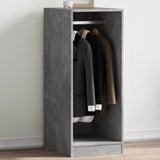 Vidaxl Wardrobe 48x41x102 CM przetworzone betongrijse