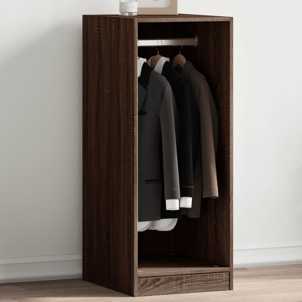 Vidaxl Garderobe 48x41x102 cm Praktiseret trægrå sonoma eg farvet