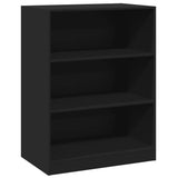 Vidaxl Garderobe 77x48x102 cm propertiertes Holzschwarz