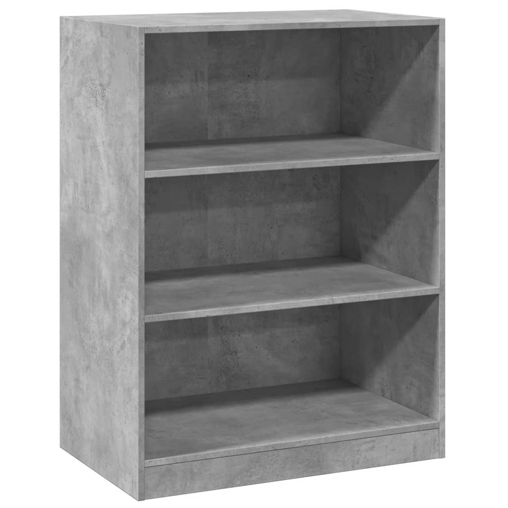 Vidaxl garderobe 77x48x102 cm bearbeidet tre betongrijs