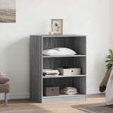 Vidaxl Wardrobe 77x48x102 cm en bois pratiqué gris sonoma chêne coloré