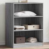 Vidaxl Garderob 77x48x102 CM Practled Wood Grey Sonoma Oak Colored