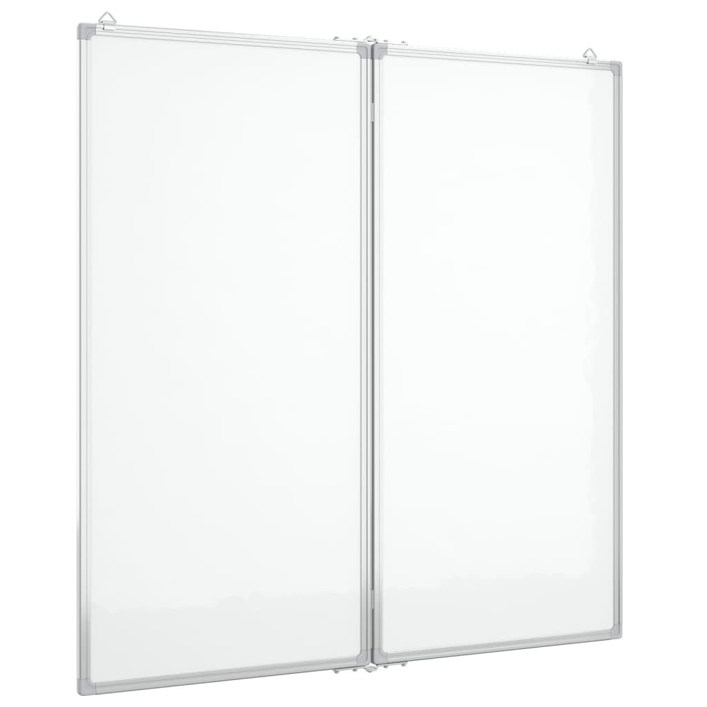 Vidaxl Whiteboard Magnetycznie składane 80x80x1,7 cm aluminium