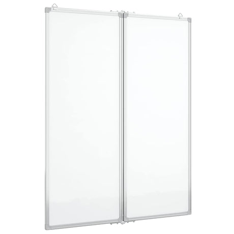 Vidaxx magnetisches faltbares Whiteboard 80x100x1,7 cm Aluminium