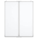Vidaxx magnetisches faltbares Whiteboard 80x100x1,7 cm Aluminium