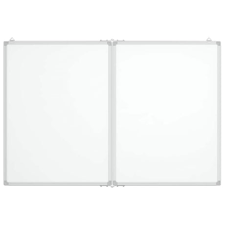 Vidaxx magnetisches faltbares Whiteboard 100x80x1,7 cm Aluminium