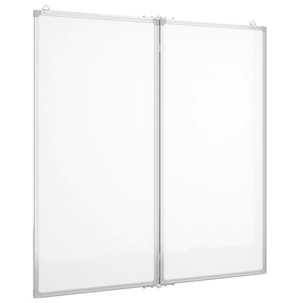 Vidaxl whiteboard magnetisk sammenfoldelig 100x100x1,7 cm aluminium