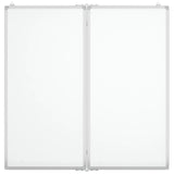 Vidaxl Whiteboard Magnetic Foldable 100x100x1.7 cm Aluminum